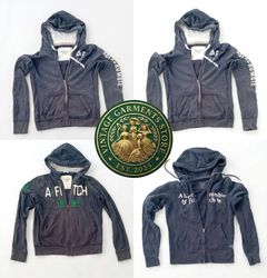 Premium Abercrombie & Fitch Men's Zip-Up Hoodies B..