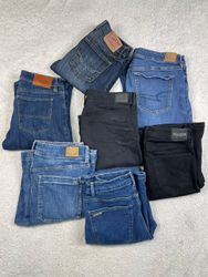 Mix branded bootcut jeans