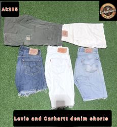 Levis and carhartt denim shorts ak285