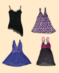 Y2K Lace Slip Tops - (22/06)