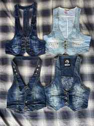 Denim waistcoat 40 pieces