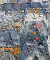 Dolce Gabanna &Armani back printed jeans