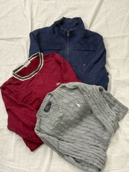 Ralph Lauren, Tommy Hilfiger and Lacoste Sweaters