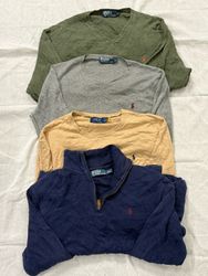 Ralph Lauren 1/4 Zip and Lightweight Sweaters