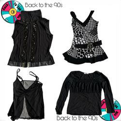 Dark romance y2k tops-10