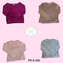 Juicy Couture Long Sleeve Tee – Retro Y2K Luxe Cas..