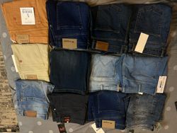 denim men shorts