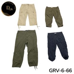 Women’s Cargo Capri – Premium Utility Fit Y2K Vint..