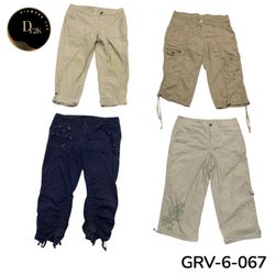 Women’s Cargo Capri – Premium Utility Fit Y2K Vint..