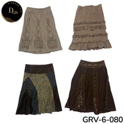 Women’s Wool Long Skirt – Premium Warm Fit Y2K Vin..