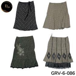 Women’s Wool Long Skirt – Premium Warm Fit Y2K Vin..