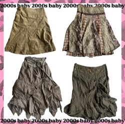Boho cottage core skirts-161