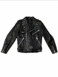 Vintage Leather Biker Jackets 10 Pcs