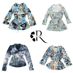 Y2k Natures Vibe Girl Printed Full Sleeve Top RW-2..