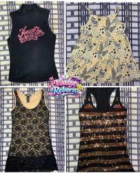 Y2K Vintage Graphic & Statement Tank Bundle – Sequ..
