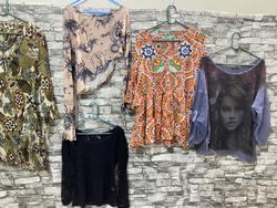 90s Vintage Mesh Blouse Bundle (10 Pieces) Y2K Whi..