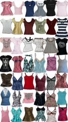 Y2K mixed tops