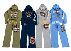 Ed hardy ladies matching tracksuits