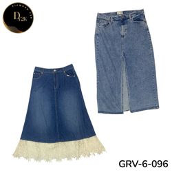 Women’s Denim Long Skirt – Premium Y2K Vintage Sty..