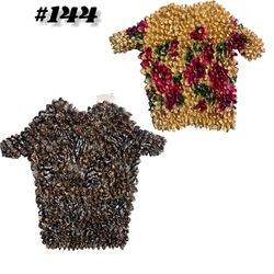 #122 Retro Magic Bubble Tops - Floral & Abstract T..