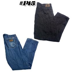 #145 Vintage Wrangler Denim Jeans - Heritage Cowbo..