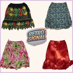 Y2K Tropical Floral Skirts (RS1-23)
