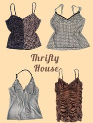 Cinnamon Girl Y2k Cami Tops(TH/495)