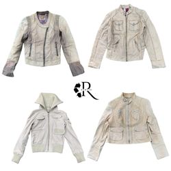Y2K Era Cyber Girl Leather Jacket RW-2362