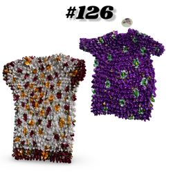 Y2k printed Bubble Top (brands) Almost Famous #126..