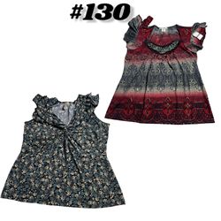Y2k Printed Blouse (brands) Loft & Dress barn  Alm..