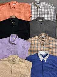 Chemise en coton à boutons Burberry YSL Dior
