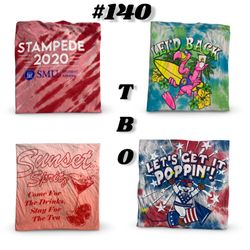 Tie Dye T-Shirts (brands) AC DC & Almost Famous et..