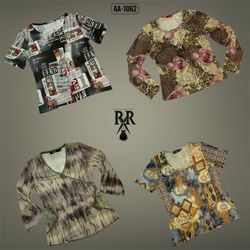 Y2K Earthy tone mix tops (AA-1062)