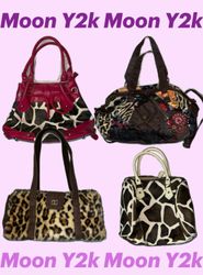 Y2k Animal Printed Hand Bags ft Desigual