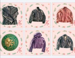 Leather Jacket Premium Vintage Leather Jacket Bund..