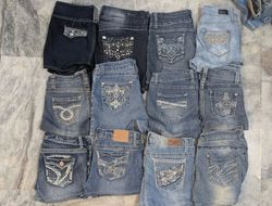 ANGELS JEANS AND OTHER MIX BRANDS MINI SHORTS (C 1..