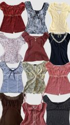 Y2K mixed tops