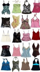 Y2K mixed tops