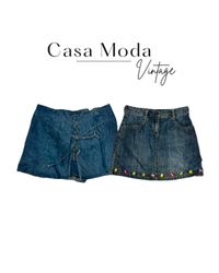 230626-22 Denim mini skirts 10 pcs
