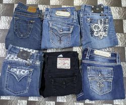 Miss me true religion rock revival jeans