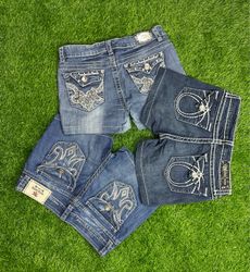 Y2K Embellished Shorts