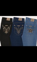Women's Y2K Flare Jeans | Embroidered Back Pocket