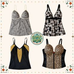 Y2K Euro Girl Baby Dolls & Camisoles: 7pcs (C2)