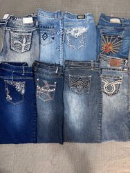 Y2k Emroidery jeans pants