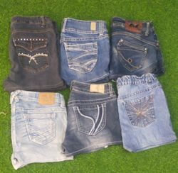 ARIYA JEANS AND OTHER MIX BRANDS MINI SHORTS (C 16..