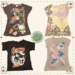 Retro Euro Slim Fit Baby Tees: 10pcs (BT6)