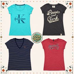 Retro Hot Chick Slim Fit Baby Tees: 10pcs (BT5)
