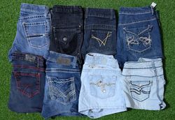 GUESS AND OTHER MIX BRANDS MINI SHORTS (C 215)