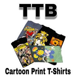 Cartoon Print T-Shirts