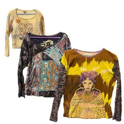 Y2K  Art-Graphic Long Sleeve Trio (Y10)